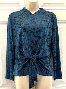 NWT Black/Blue Top by Clara Sun Woo